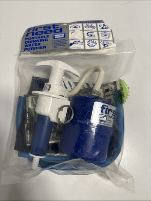 #ad #ad First Need Portable Water Purifier Microfilter Filter Pump Purification System $47.50