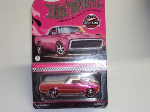 Hot Wheels 2021 Red Line Club Custom Fleetside Pink