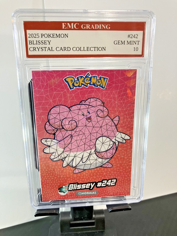 BLISSEY #242 POKEMON Crystal Card COLLECTION FOIL GRADED 10