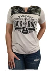 Vintage Rock & Roll Women's T-Shirt Made in USA - Cotton/Elastane