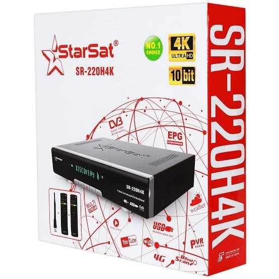 starsat reciever 220 reciever 4k UHD