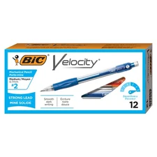 BIC Velocity Original Mechanical Pencil 0.7 mm, Black, 12 Pack