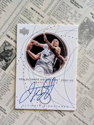 2002-03 Upper Deck Ultimate Collection - Ultimate Signatures Jason Kidd #