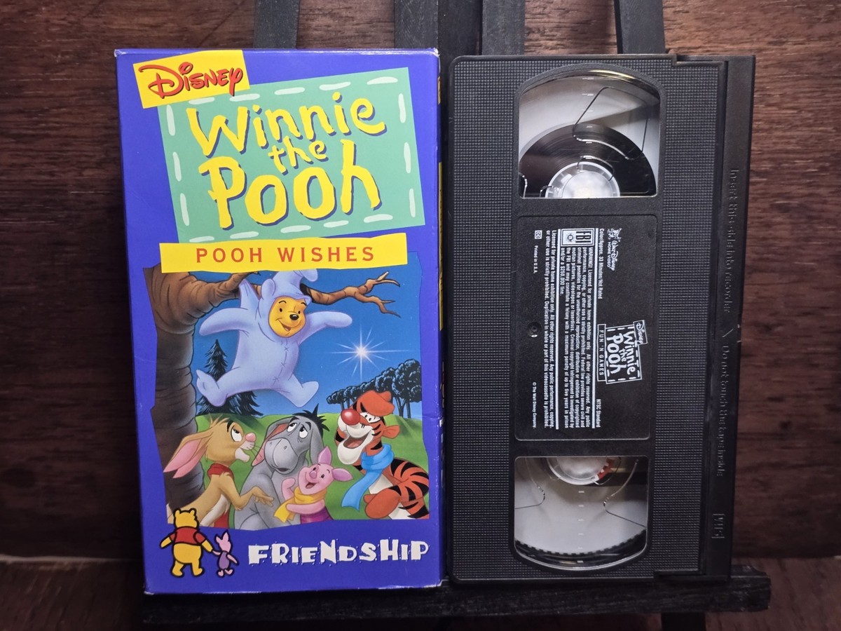 Winnie the Pooh - Pooh Playtime - Fun N Games (VHS, 1995) for sale