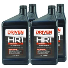 Driven Racing Oil 02106, HR1 Hot Rod Oil, Conventional 15W-50, 4 Quarts
