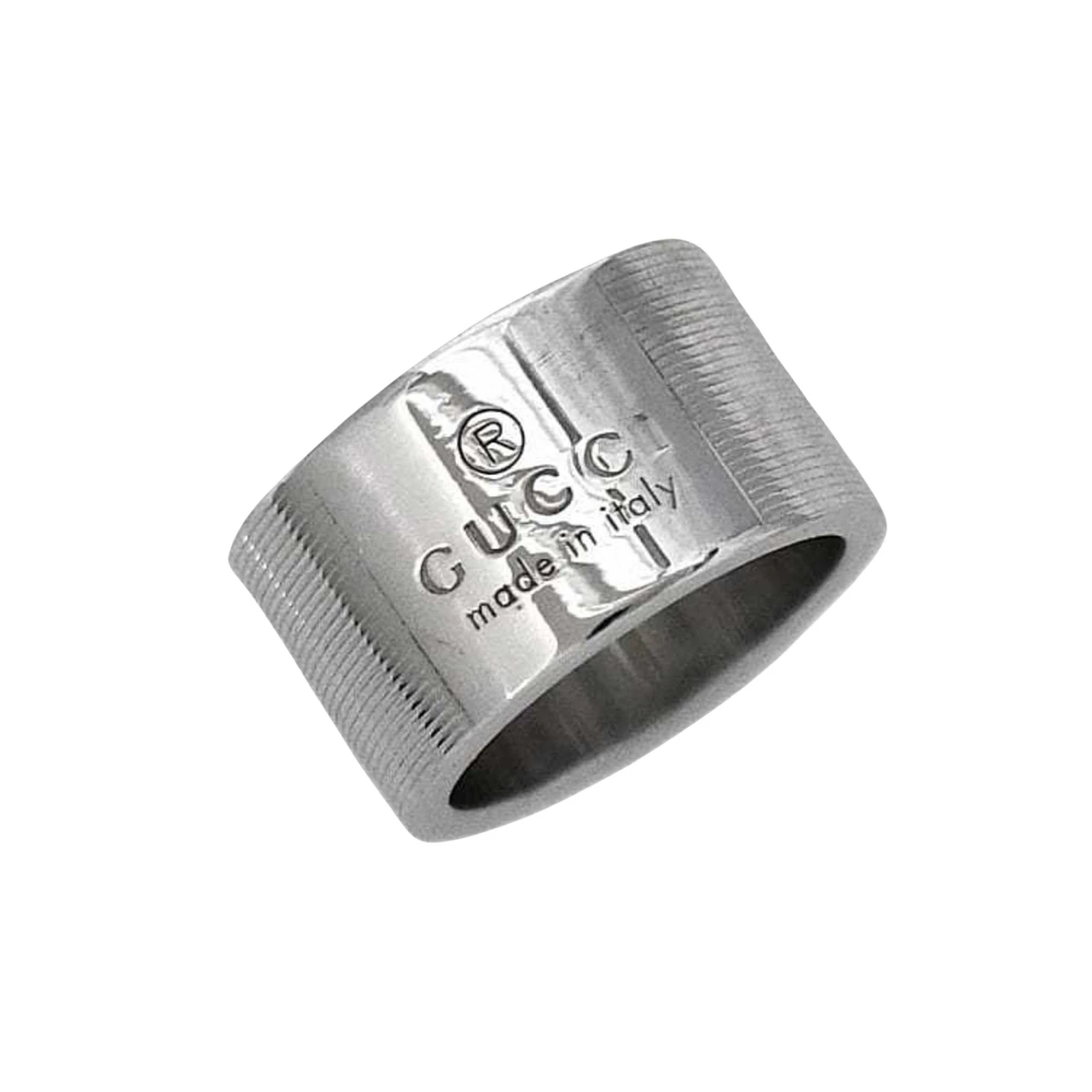 Bague Gucci argent bijou authentique