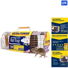 Professional-Grade Poison-Free Rat Trap - Secure Design for Safe Catching