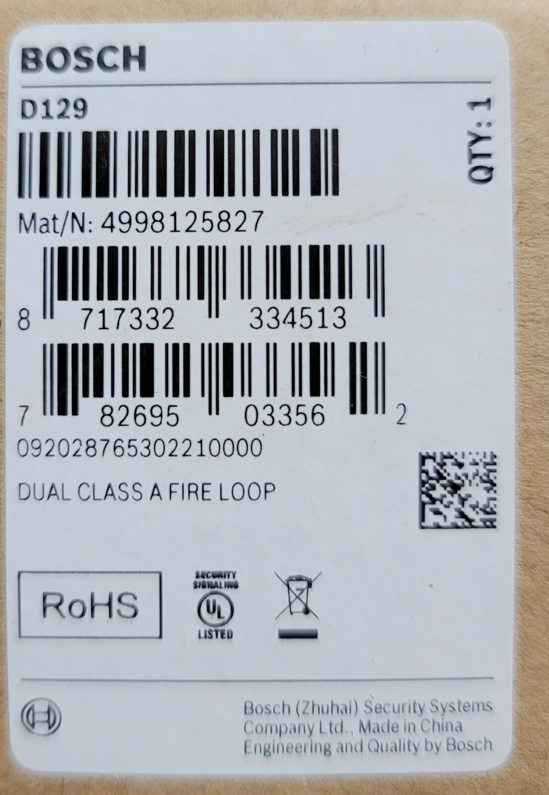 Bosch D129 Dual Interface Module | eBay