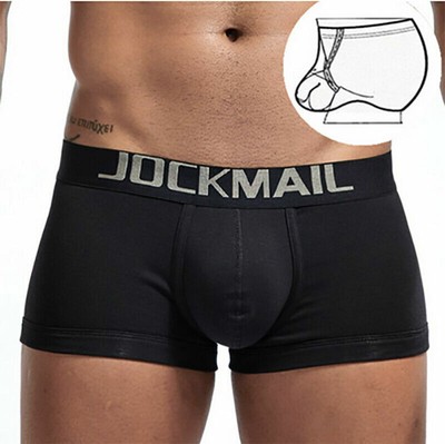 JOCKMAIL Herren Boxershorts Sexy Cockstrap Pouch Low Rise Unterwäsche Unterhose