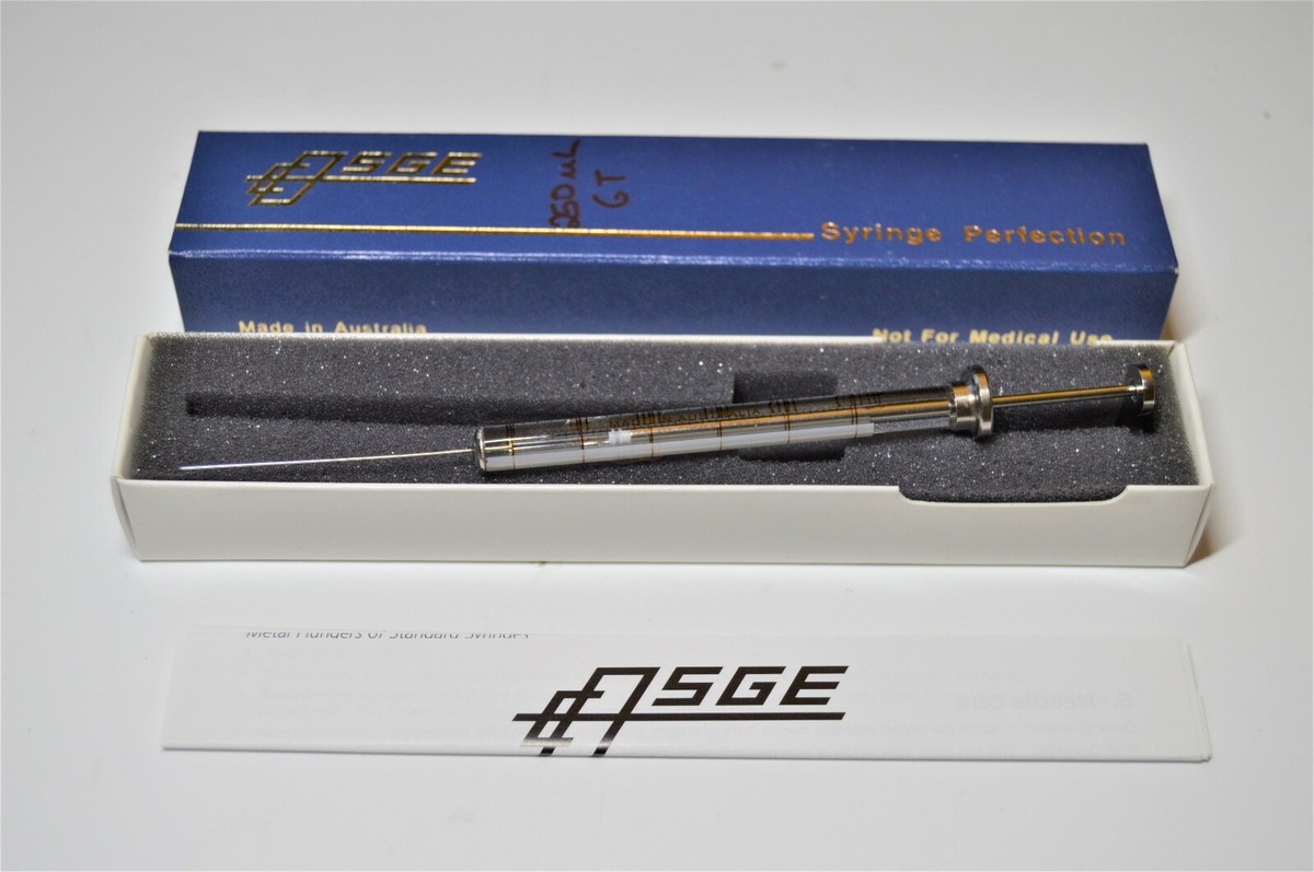 SGE Analytical Science 006200 SYRINGE 250µL 250F-GT Z08 SGE Analytical Science 006200 SYRINGE 250µL 250F-GT Z08