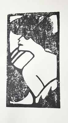 CHRISTIAN ROHLFS, Weiblicher Halbakt, auf Velin, nach Original 1913 , Moma
