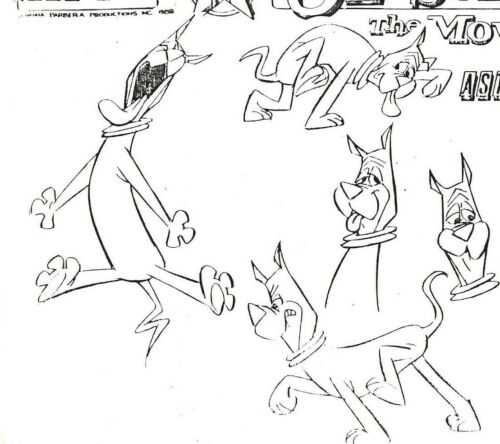 Supersónicos: ¡La película! 1989 copia de estudio de producción Astro Jetson página de hoja de modelo - Imagen 2 de 4