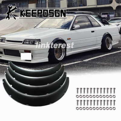 For Nissan Skyline GT-R R31 R32 R35 Fender Flares Extra Wide Body Wheel Cover
