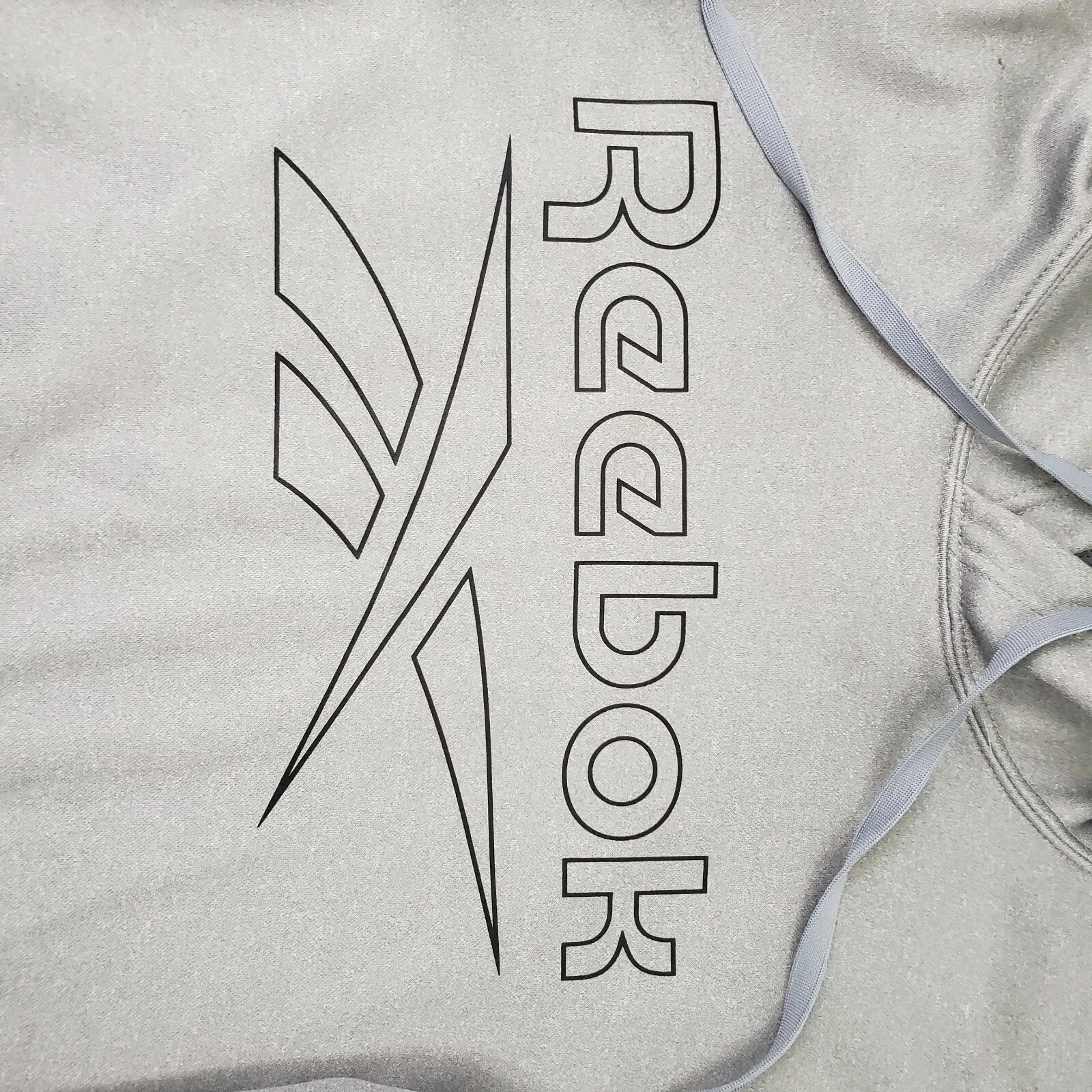VETEMENTS Reebok maglione argento donna felpa con cappuccio taglia large