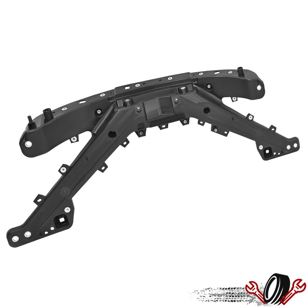Black Front Radiator Support Bumper Frame Carrier Bar For Tesla Model 3 17-2023
