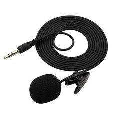 Portable 3.5mm Mini Microphone Hands Free with Clip On Lapel Lavalier Wired Mic