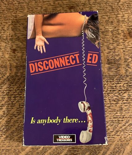 DISCONNECTED (1984, VHS) HTF Rare VIDEO TREASURES Release Gorman Bechard's
