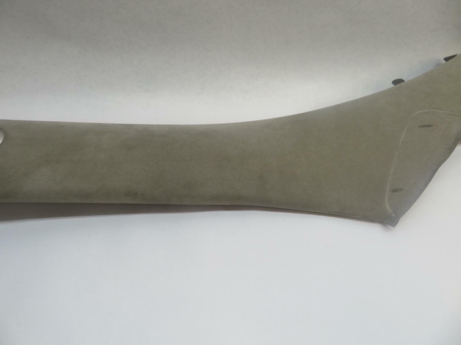 2012 ASTON MARTIN RAPIDE UPPER PILLAR D POST TRIM, TAN SUEDE OEM AD43-202W12-AA