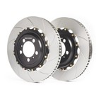 GiroDisc 2 Pieces Floating Slotted Brake Rotors for BMW G82 M4 no CCM [Front]