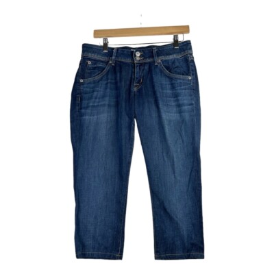 Hudson Jeans Women's 28 Blue Beth Baby Boot Denim Pants