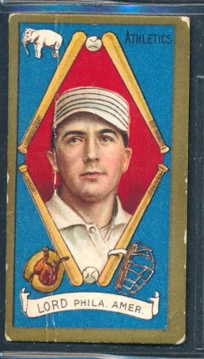 1911 T205 Hassan 649: BRIS BRISCOE LORD Philadelphia A's ~ GOOD