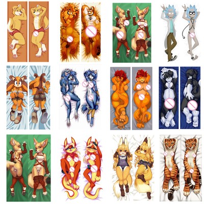 furry fandom body pillows