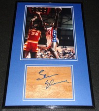 Len Elmore Signed Framed 11x17 Floorboard & Photo Display Nets Maryland