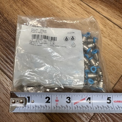 NEW FESTO QSM-M3-4-I-R-100 Push-in Fitting (Pack of 100) 132915 - Picture 4 of 4