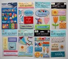 Soft Spoken Stickers, Birthday Summer THEME, You Pick, some Rare 