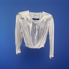 40s Vintage Pajama Top 14 Miss Small 28  Waist Barnizo