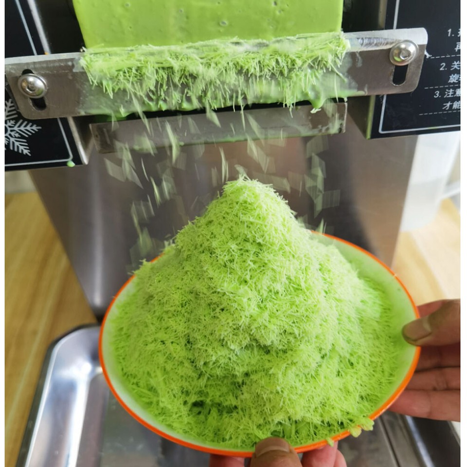 110V Commercial Snowflake Machine Ice Shaver Snow Cone Ice Shaving