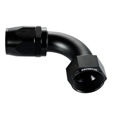An20 20an 90 Degree Swivel Oil Fuel Line Hose End Fitting Adaptor Black Aluminum
