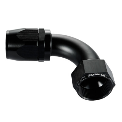 #ad #ad AN20 20AN 90 Degree Swivel Oil Fuel Line Hose End Fitting Adaptor Black Aluminum $25.52