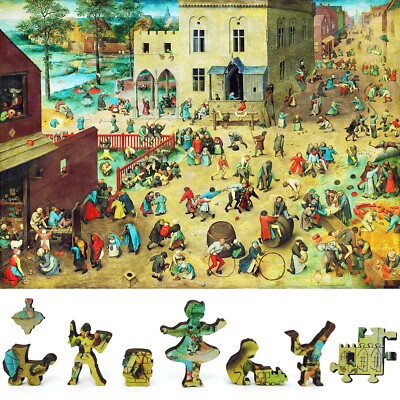 Wooden Jigsaw Puzzle for Adults by FoxSmartBox - 300 Pieces - Children s Games