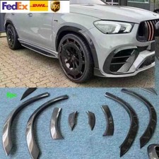For Mercedes Benz GLE53 GLE63 Coupe Carbon Fiber Fender Flare Wheel Arch Cover