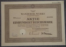 Wanderer-Werke Aktiengesellschaft 1942 100 RM