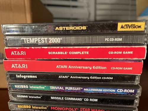 Lot 16 Hasbro & Atari Monopoly Tempest Battleship PC CD Rom Game Windows 95 - Picture 3 of 20
