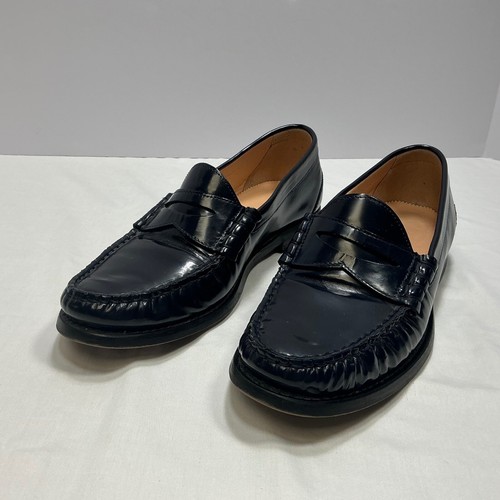 J. Crew Leather Penny Loafers Classic Slip On Shoes Women's Size 7.5 - Picture 8 of 11