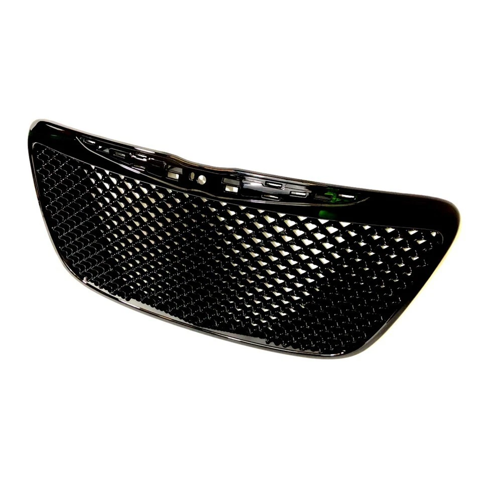 For 2011-2014 Chrysler 300/300C Gloss Black Luxury Mesh Front Bumper Grille Foto 4 de 4