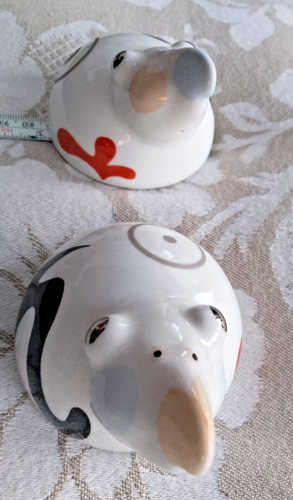 Villeroy & Boch Animal Park Bear Salt & Pepper Shakers Rosemarie Benedikt New - Picture 6 of 7
