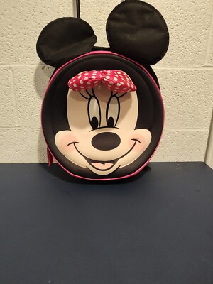 Minnie Mouse Travel Roller Bag Black Pink