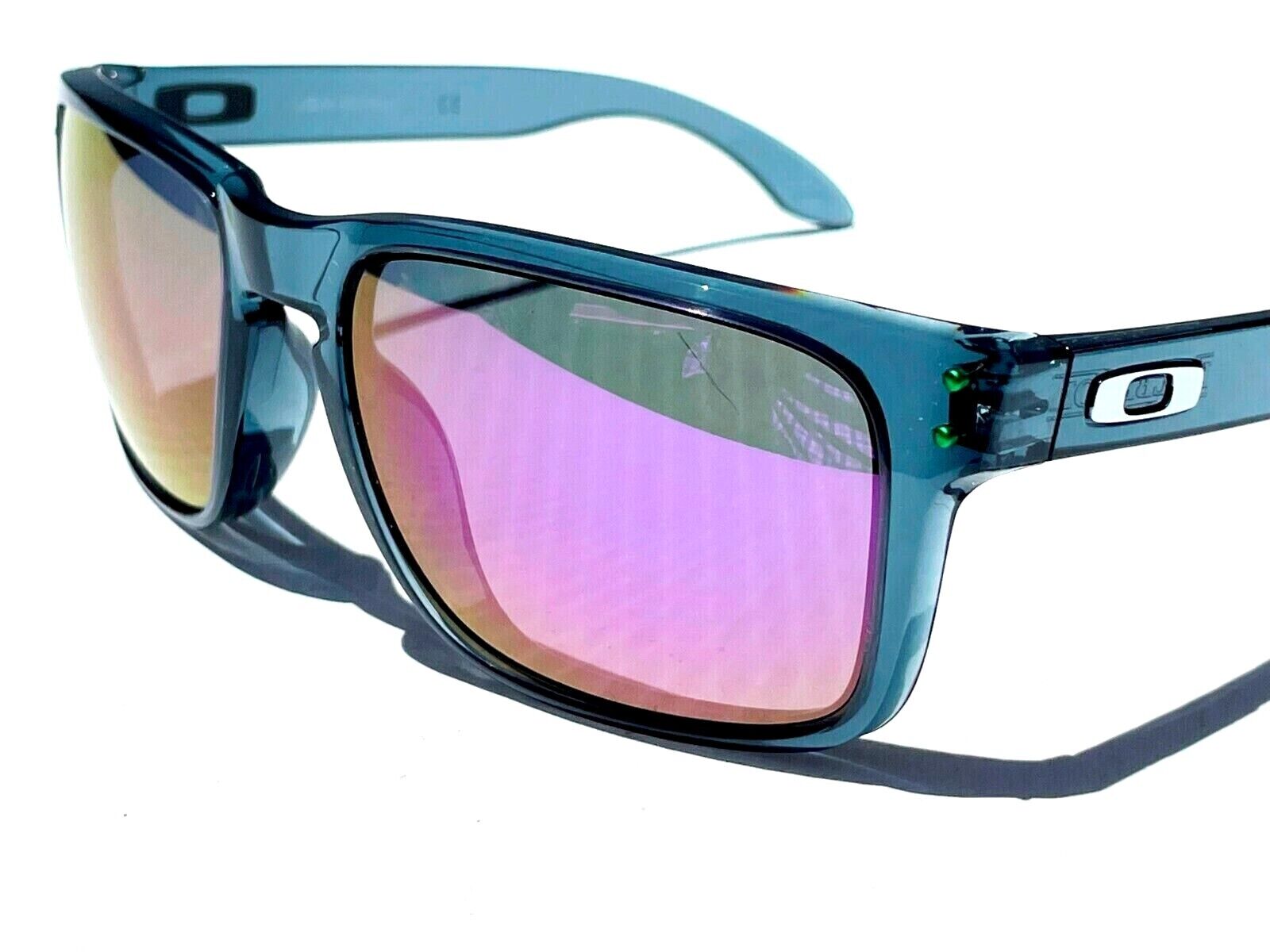 NEW Oakley HOLBROOK XL Crystal Black POLARIZED Galaxy Violet Lens Sunglass 9417