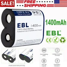 EBL 6V CR-P2 1400mAh Lithium Photo Power Battery CRP2 DL223A EL223A