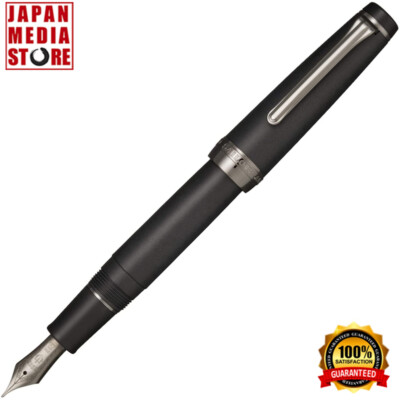 Sailor Professional Gear Black Imperial Medium Nib 21K Fountain