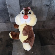 Disney's Dale Chipmunk Disney World Disneyland Plush Sitting Toy