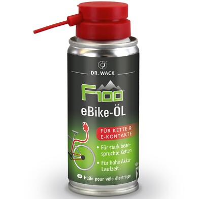 Dr. Wack F100 eBike-Öl 100 ml Fahrrad Kettenöl E-Bike Öl NEUE FORMEL