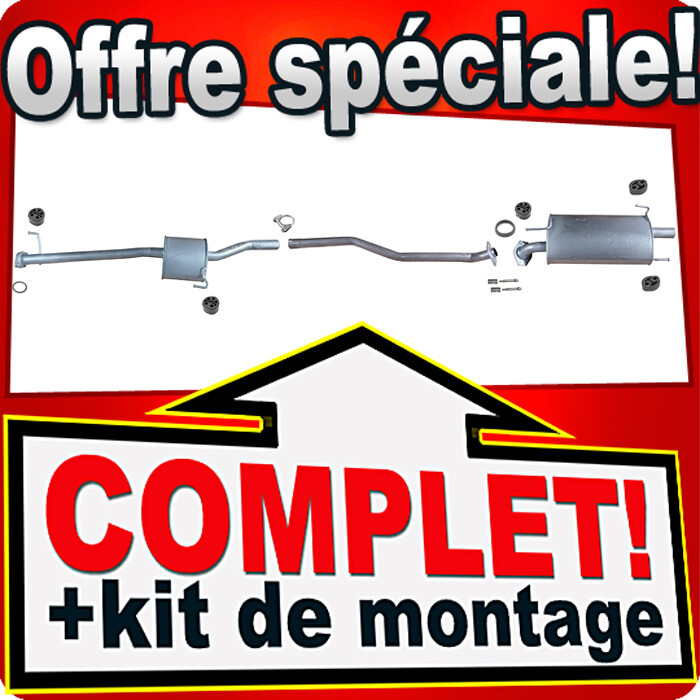 Silencieux Toyota Previa II 2.4 anti bruit contre la rouille d'échappement