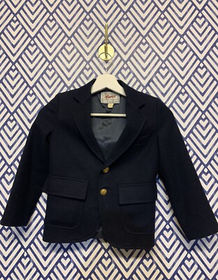 Twigs Boys Sz 7 Navy Blue Blazer Sports Jacket