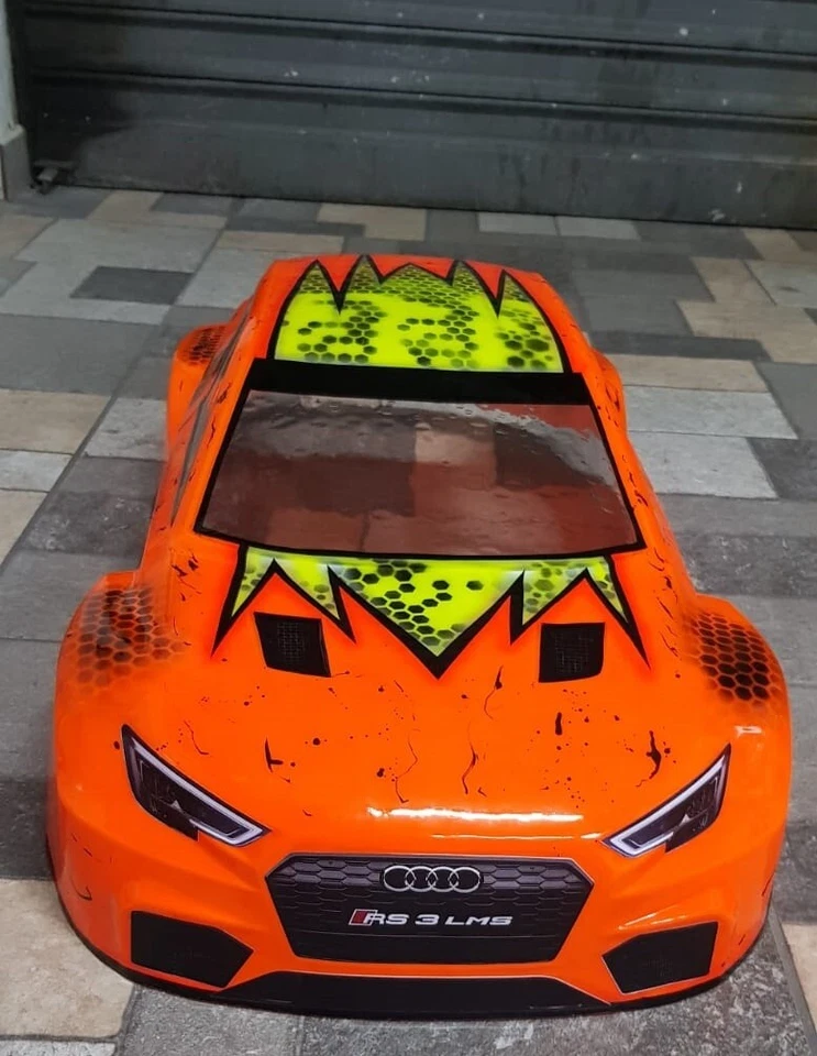 RC Body Sheel 1/5 Audi RS3 LMS for FG 530mm Wheelbase 1.5mm Thk Clear - Image 4 of 4