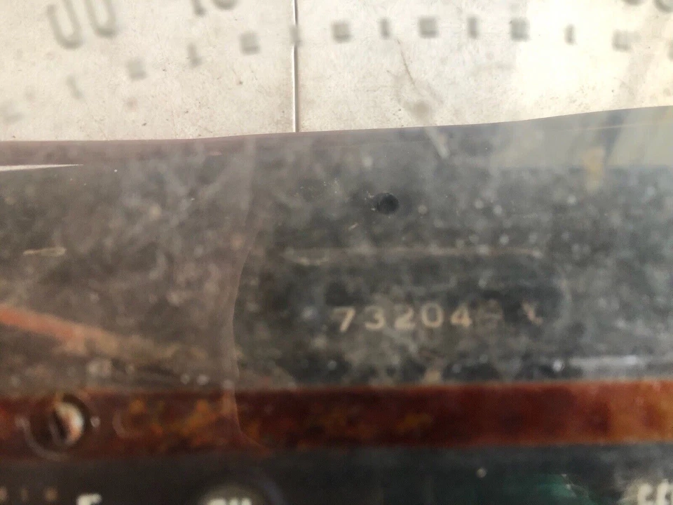 1955 Ford Victoria Dash Cluster 2 FDH 17317, OEM - Image 3 of 4